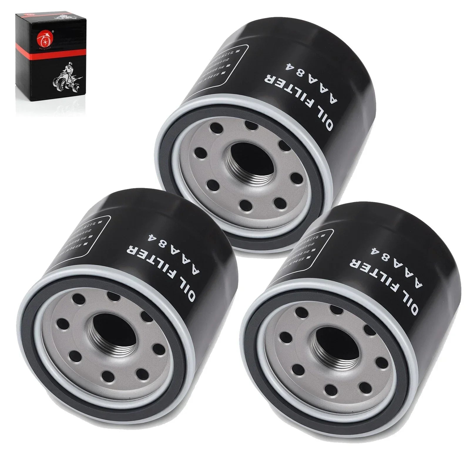 Oil Filter 3x for Kaw/John Deere/Subaru/E-Z-GO