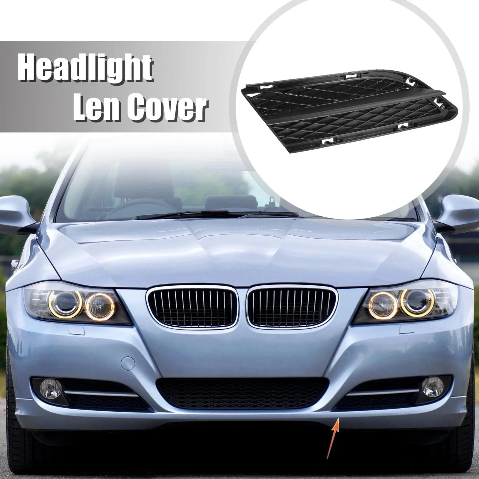 Fog Light Grille Trim for BMW 3 Series E90 (2009-2012)