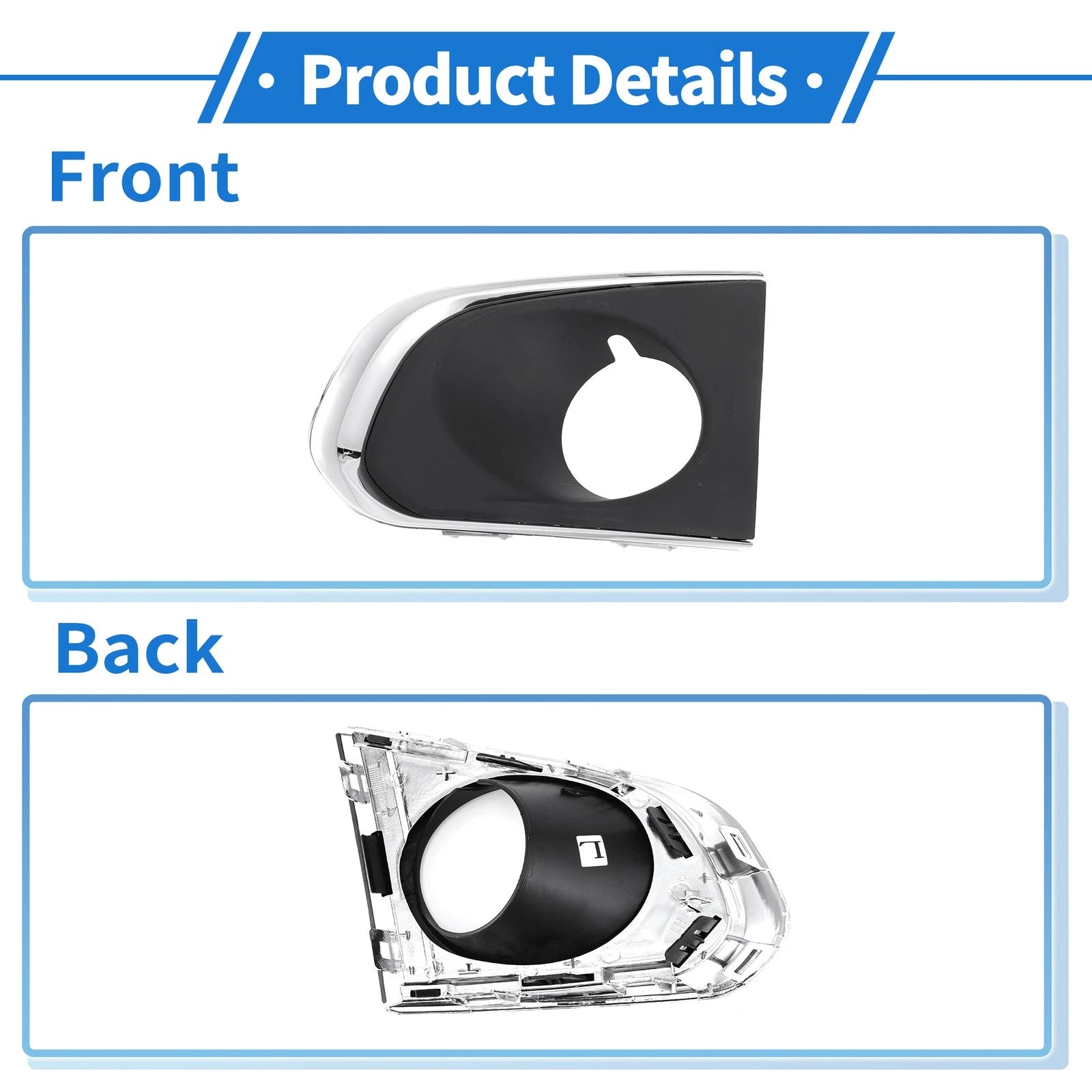 1 Pc Fog Light Grill for Chevrolet Trax (2013–2016) No. 95095471