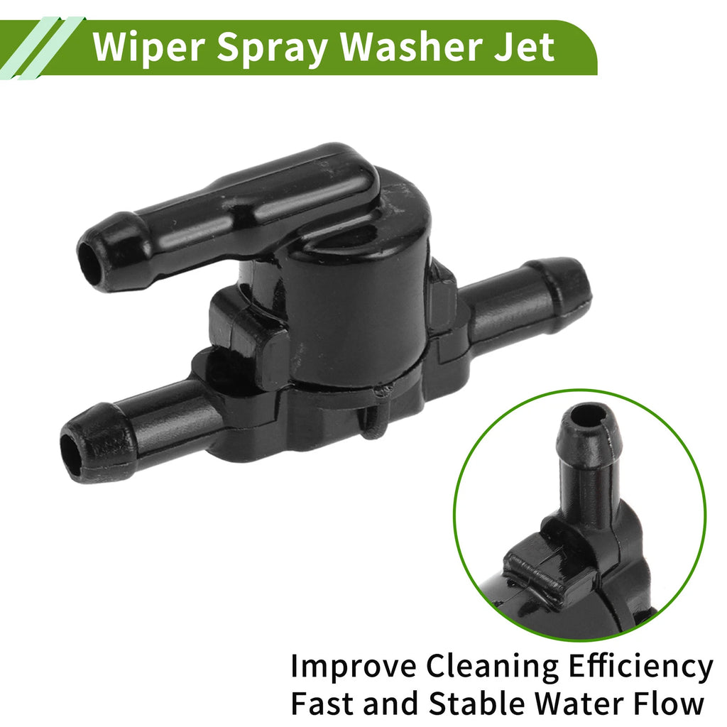 Set of 1 Windshield Washer Nozzle with Hose Connector for Toyota  No. 8532128020