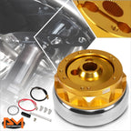 J2 Steering Wheel Short Hub Adapter for Ford Mustang/Fairlane (1965–1969) Gold