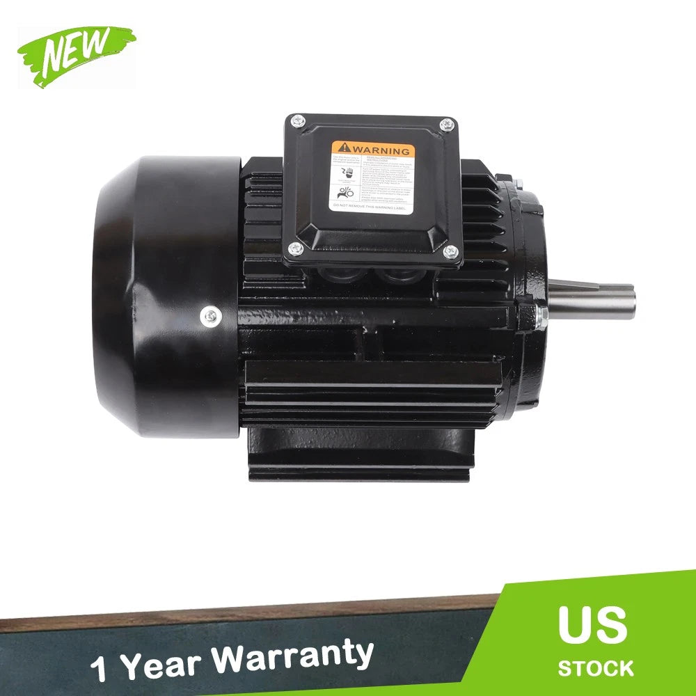 5HP Three-Phase Motor for 184T Frame (3600 RPM, TEFC)