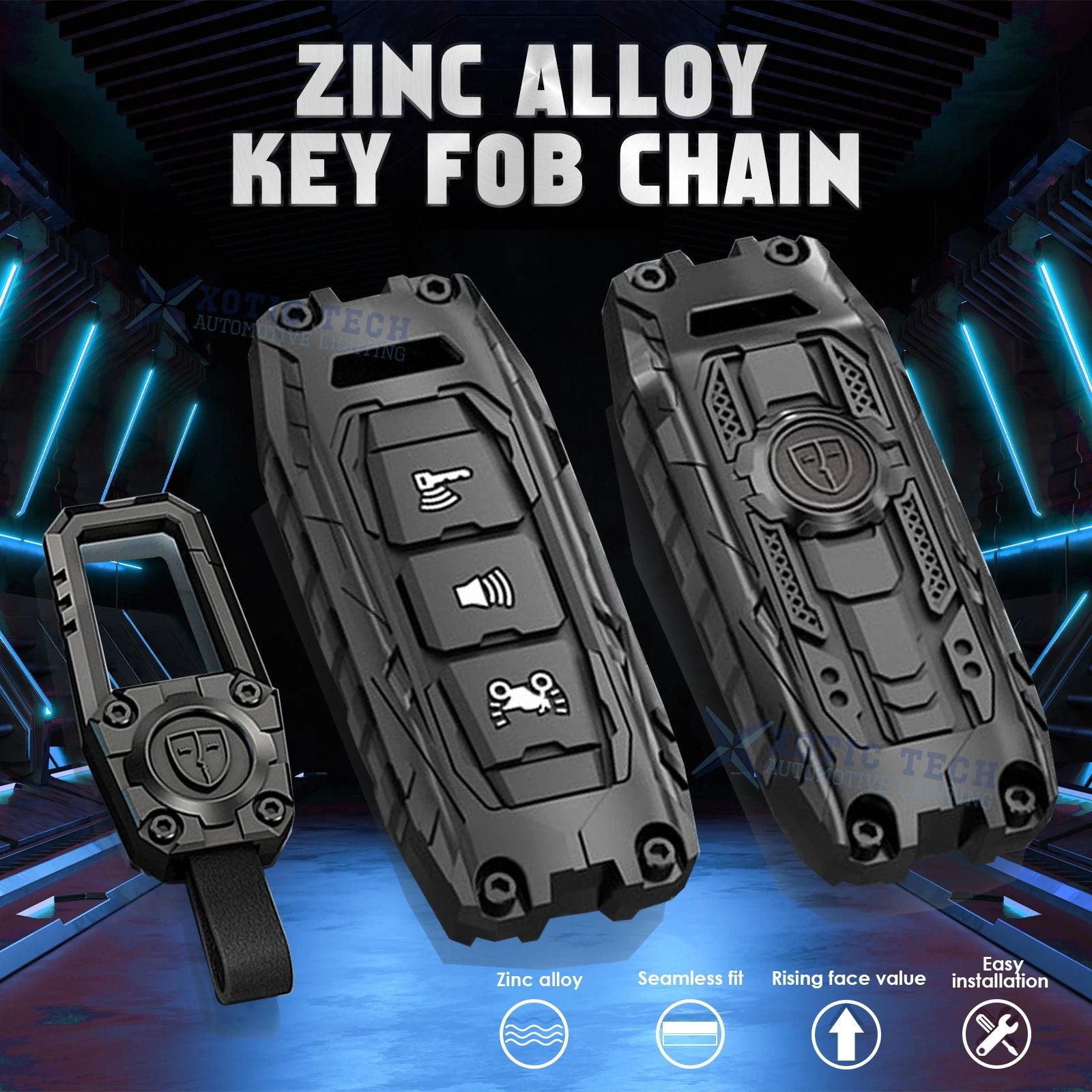 Heavy-Duty Key Fob Case Protector for Honda PCX 150/X-ADV/SH125 (2017-2022)