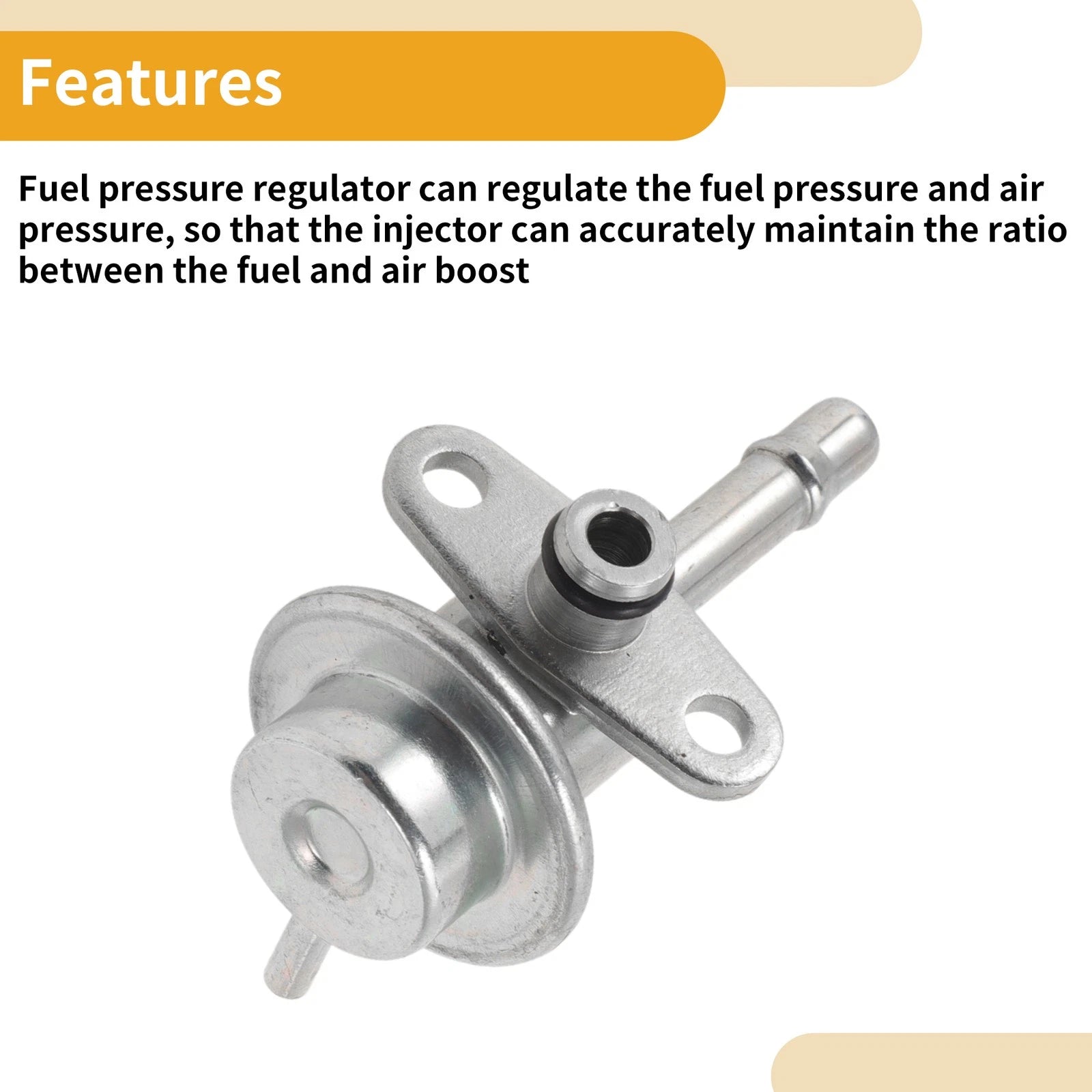 Fuel Pressure Regulator for Nissan Sentra (1991–1994) No. 22670-38U00 Metal 20-70 Psi