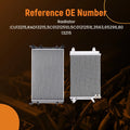 Aluminum Cooling Radiator & AC Condenser for VW Jetta 2.0L 2.5L (2011–2015) 8013215