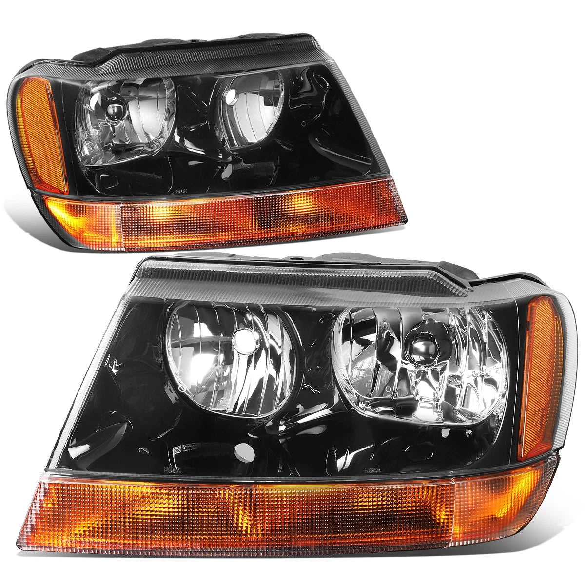 Smoked LED Fog Light Kit for Jeep Grand Cherokee (1999–2004)
