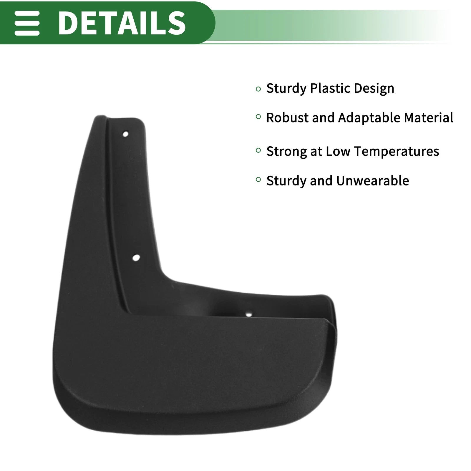 Mud Flaps Splash Guards for Chevrolet Equinox (2010–2017) W/ Mounts