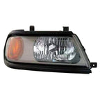 Replacement Passenger Side Head Light Assembly w/Flat Black Bezel