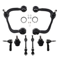 8x Front Upper Control Arm Stabilizer Bar Link TieRod For F150 MARK LT 05-08 4WD