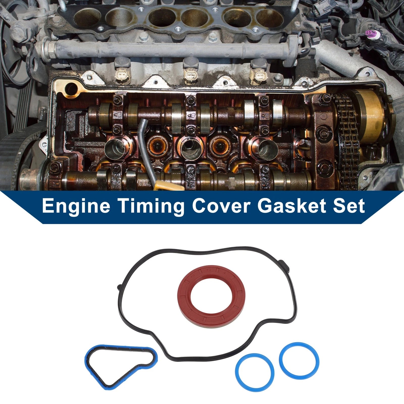 Engine Timing Cover Gasket Set TCS46022 for Dodge Durango (2003–2009)
