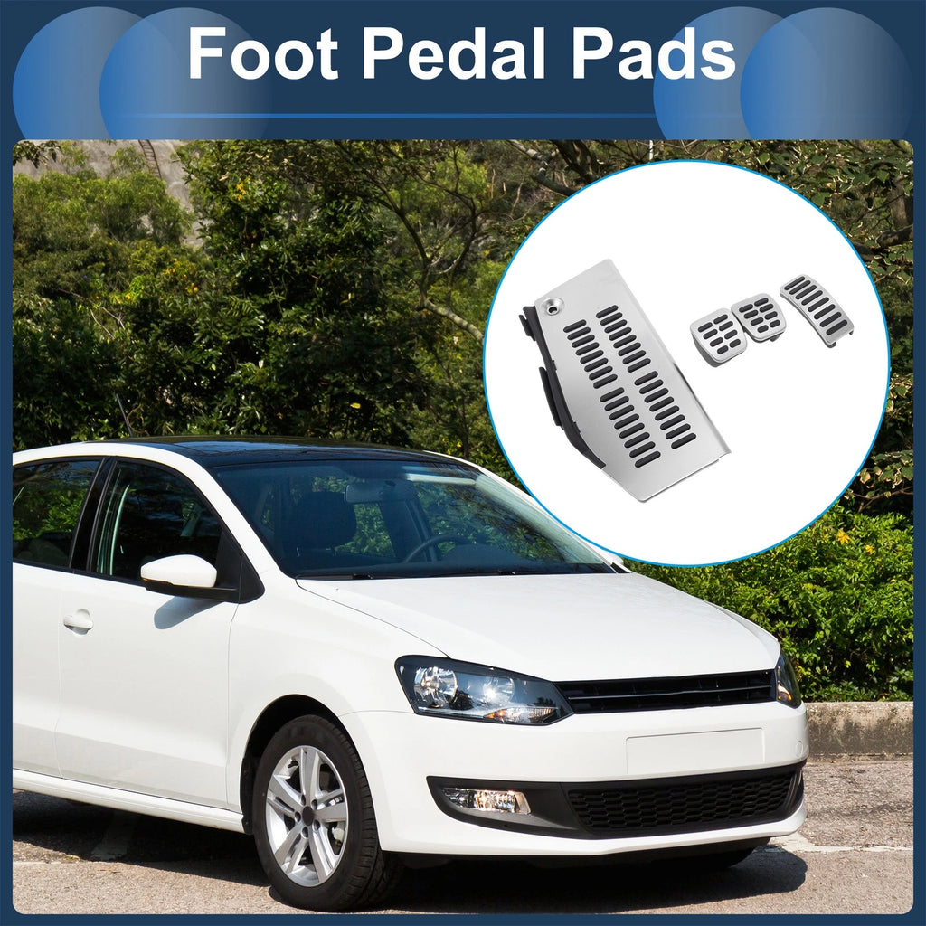 4Pcs Accelerator Pedal Covers for Volkswagen Polo (2009–2017)