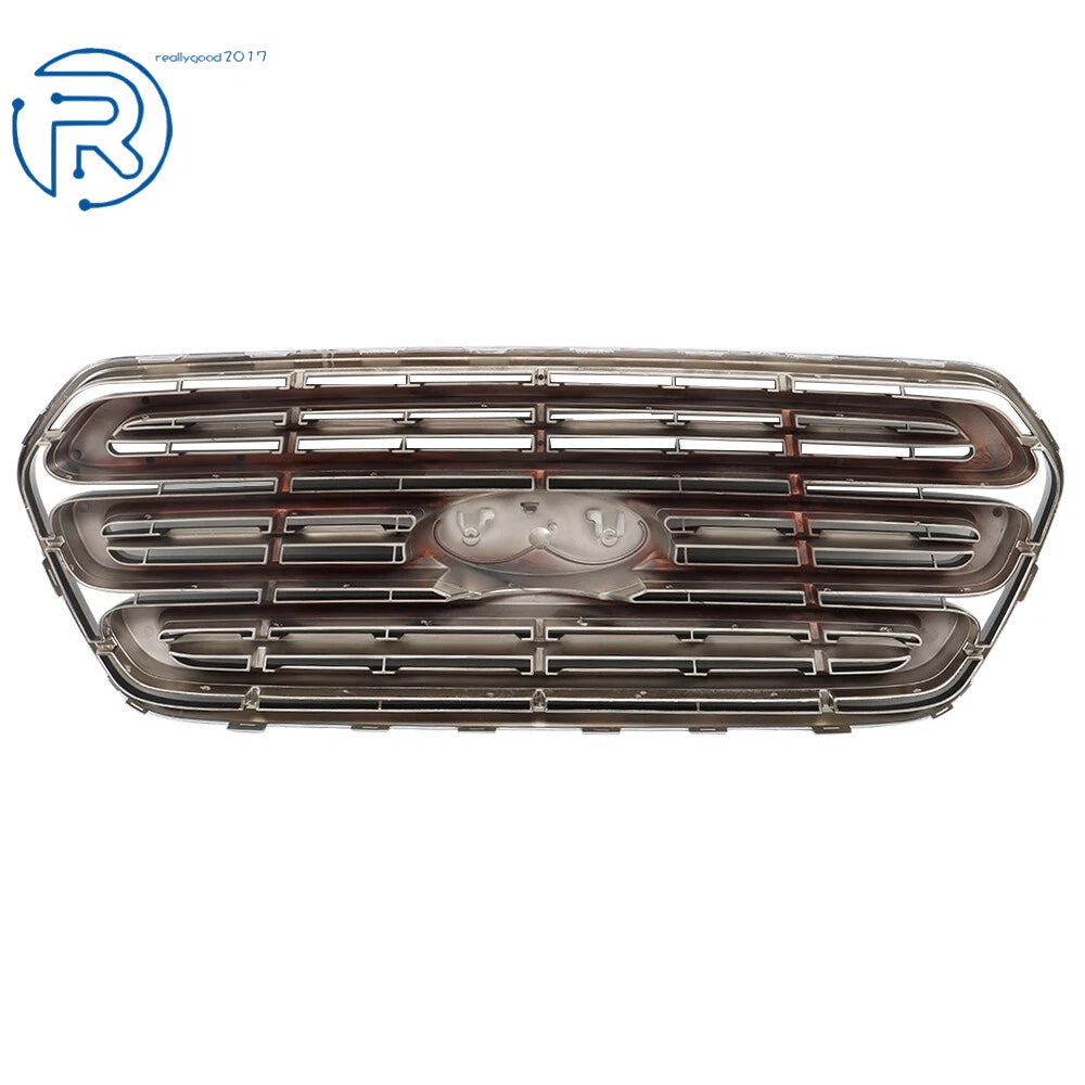 Front Upper Grille for Ford Transit Van (2015-2019) Black Chrome