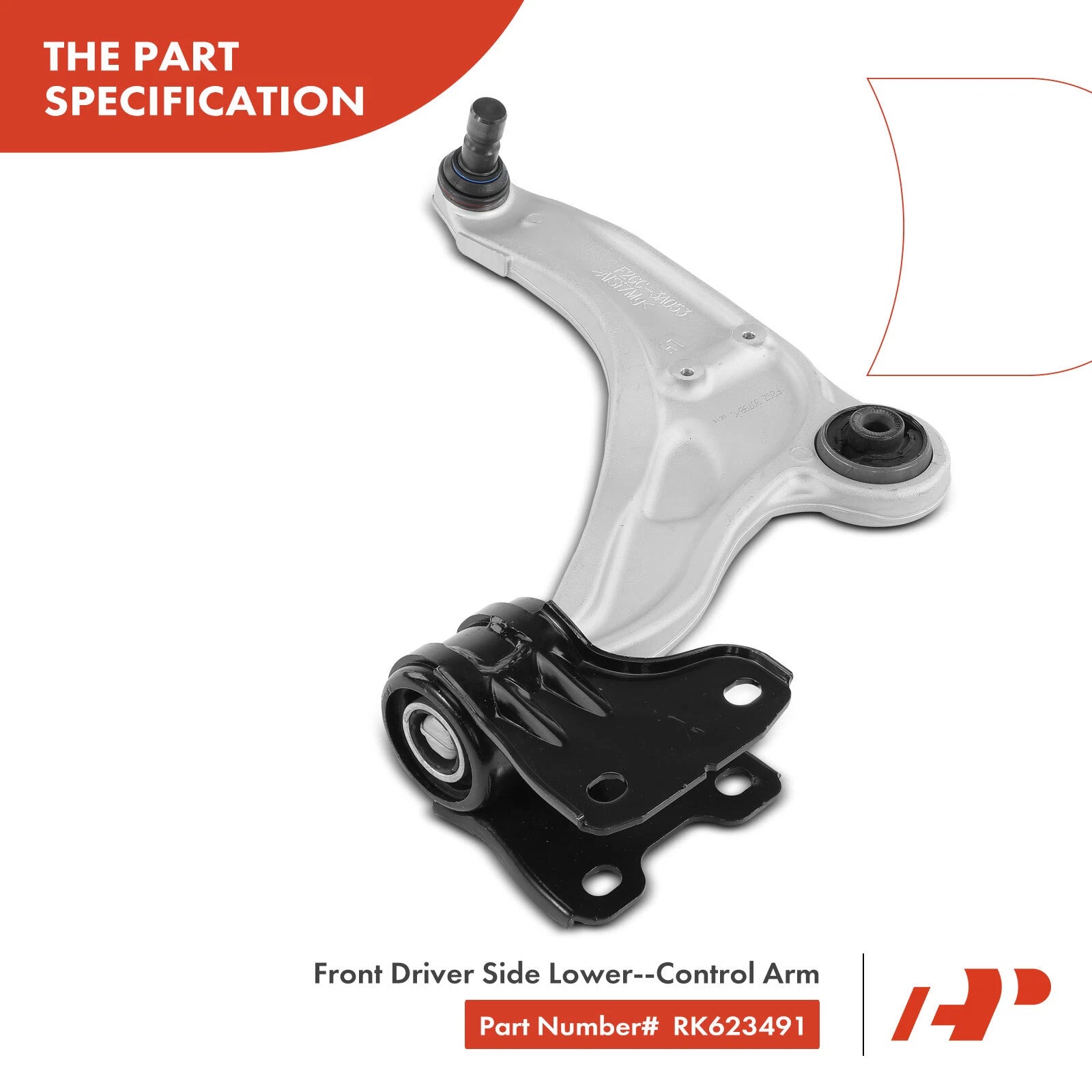 Front Left Lower Control Arm with Ball Joint for Ford Edge MKX (2007-2014)