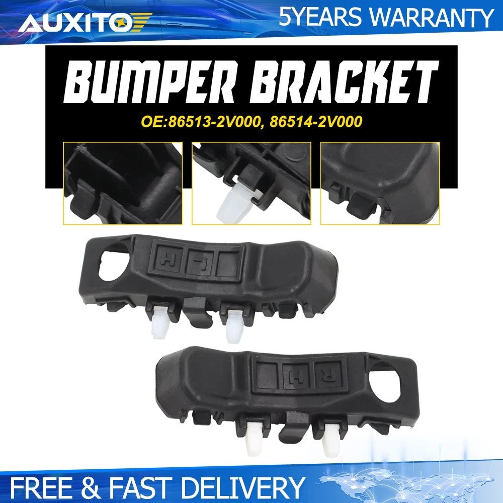 Set of 2 Front Bumper Side Brackets for Hyundai Veloster (2011–2017)