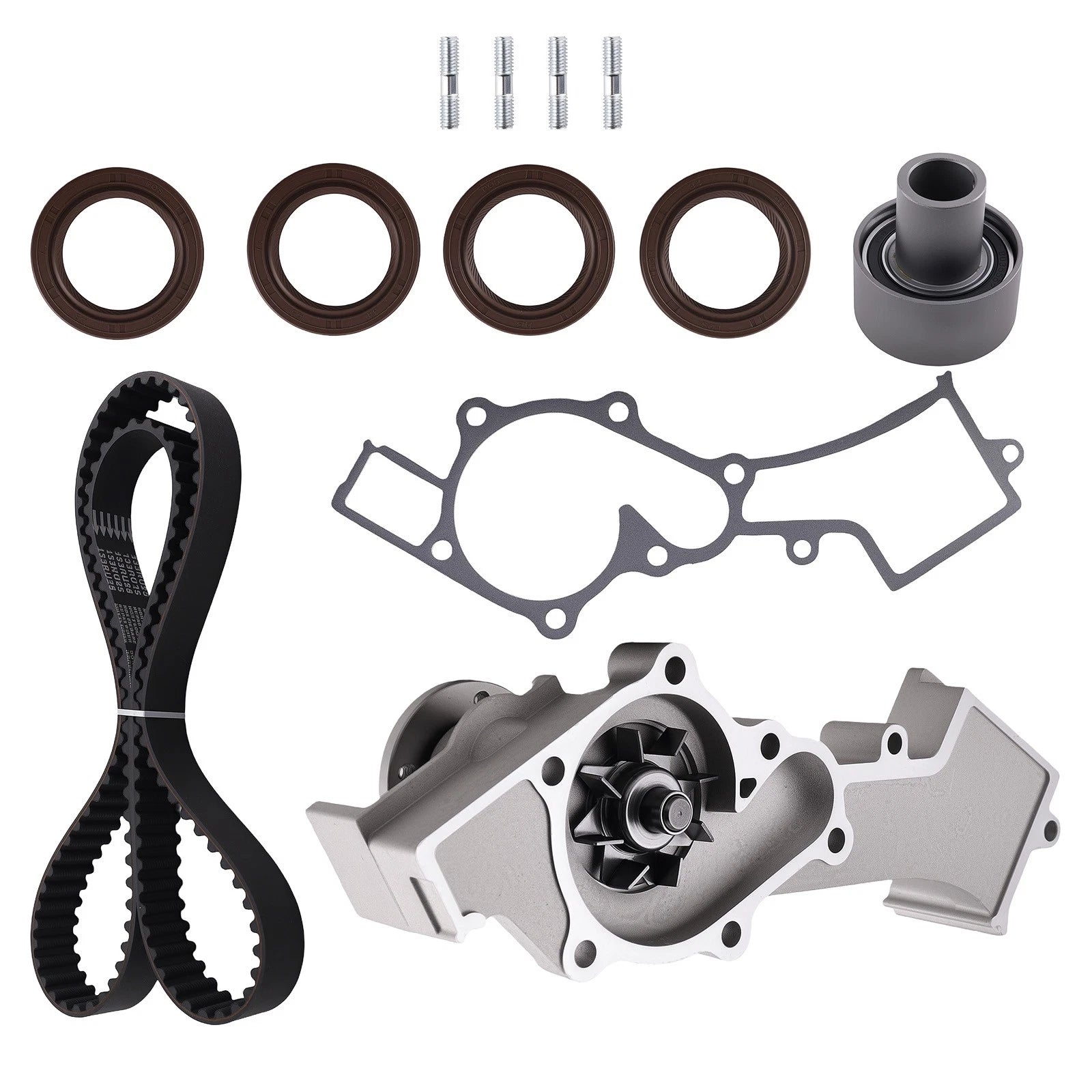 Water Pump & Timing Belt Kit for Infiniti QX4 Nissan 3.3L V6 (1997–2001) 13070-42L00