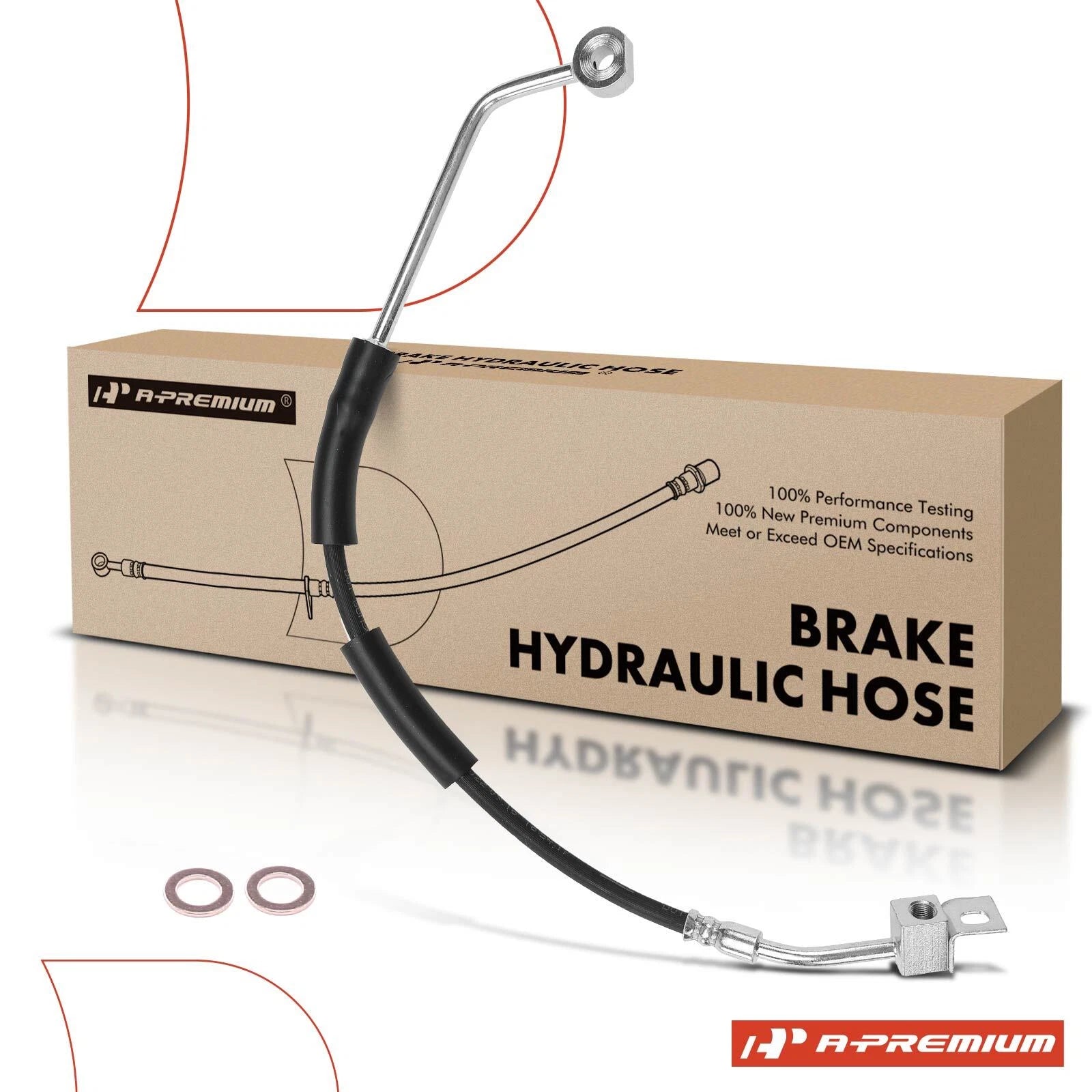 Front Right Brake Hydraulic Hose for Jeep Liberty (2002–2007)