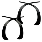 Black Front Bumper Spoiler Trim Cover for Benz GLC X253 (2020-2021)