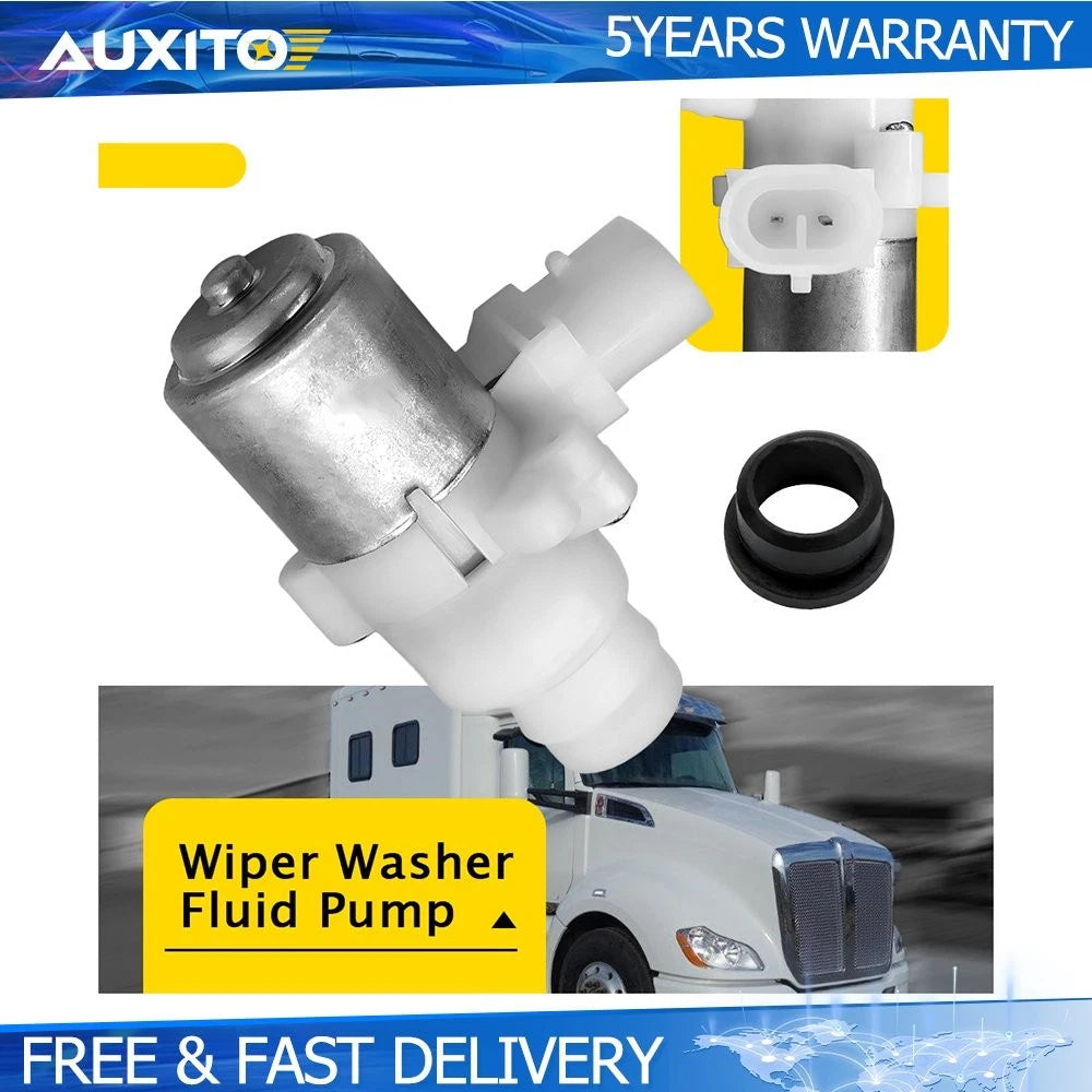Windshield Wiper Washer Fluid Pump for Kenworth T680 T880 (2017–2023)