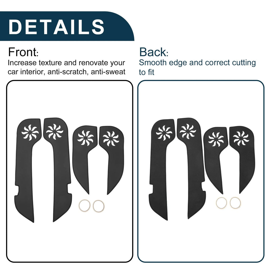 Set of 1 Car Door Anti Kick Pad Sticker Protector for Subaru Forester (2009–2012)