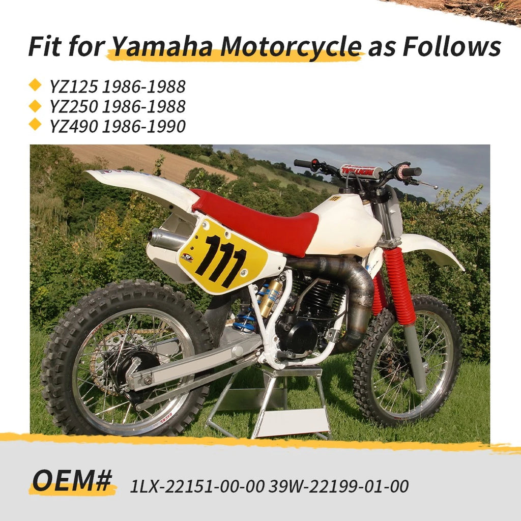 Chain Guide & Swing Arm Guard Seal for Yamaha YZ125 YZ250 YZ490 (1986–1990)
