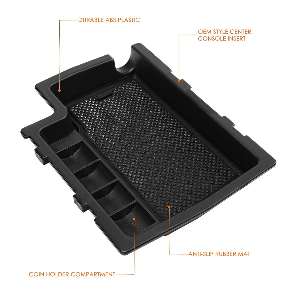 ABS Center Console Storage Box Organizer Tray for Subaru Crosstrek (2013–2017)