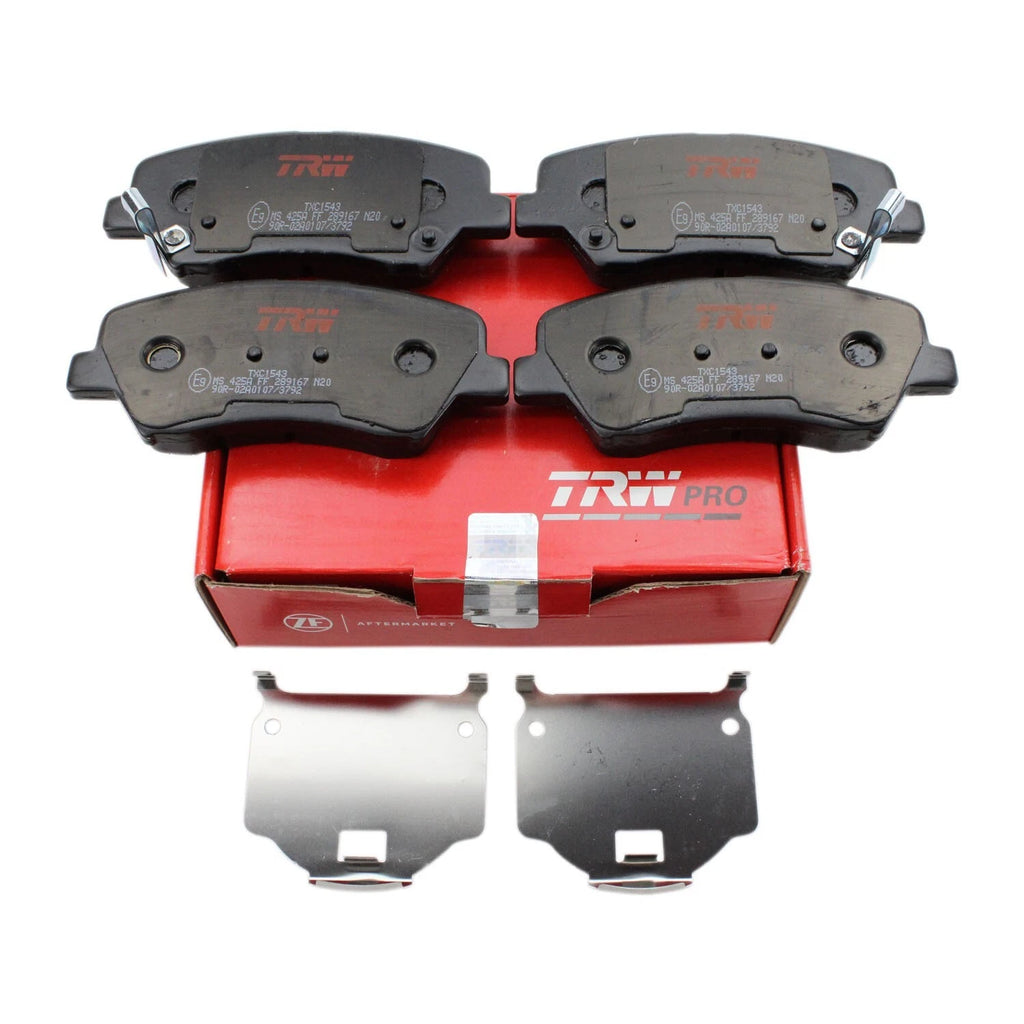 Set of 4 TRW Front Disc Brake Pads for (TRC1543)