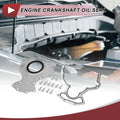 Set of 1 Crankshaft Oil Seal with Flange for GMC Chevy 4.8 5.3 6.0 (No.12633579)