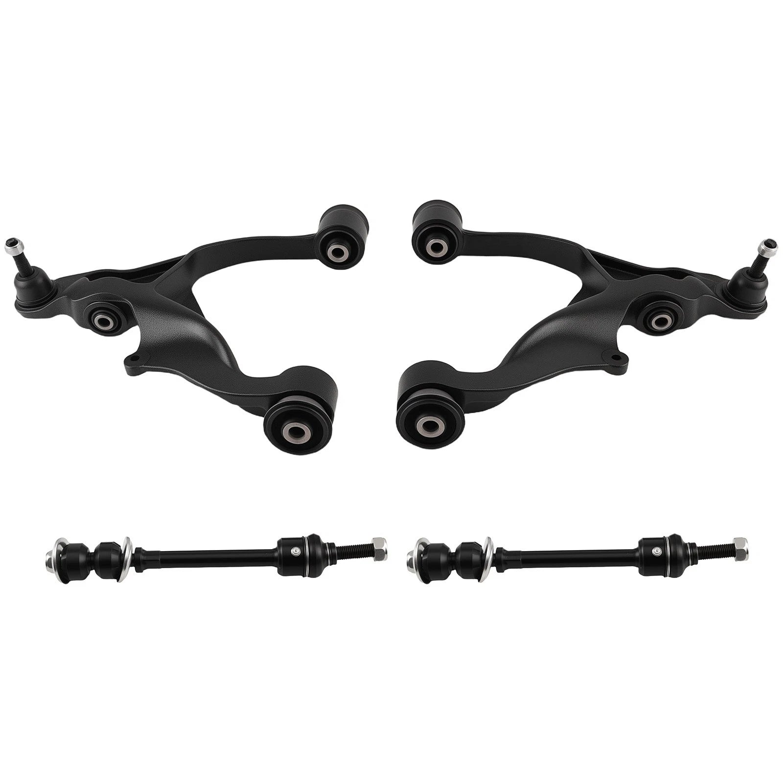 Set of 4 Front Lower Control Arms with Ball Joints for Dodge Ram 1500 (2006–2021)