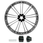 30" Front 18" Rear Wheel Rim Hub Belt Pulley for Harley Street Glide (1997–2008)