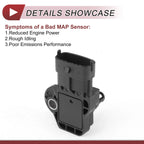 MAP Sensor No.F01R00E068 for Chevrolet Tornado Van 