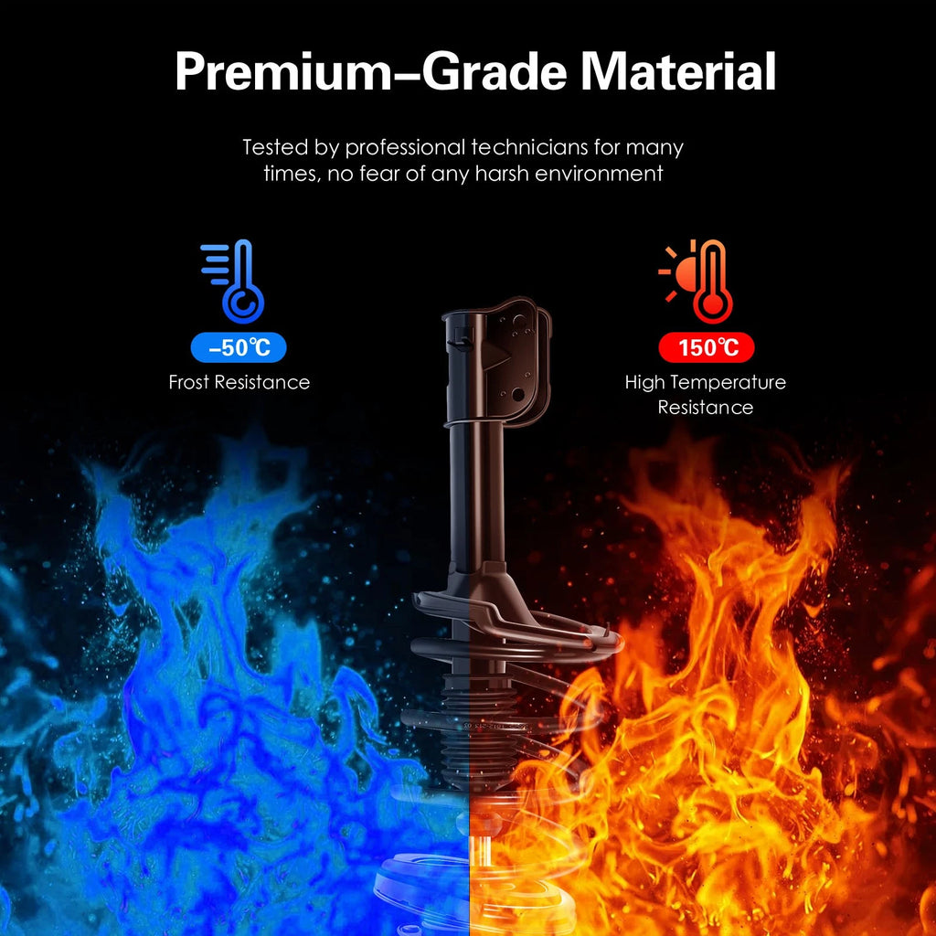 Set of 2 Complete Struts & Coil Spring Assembly for Hyundai Santa Fe (2007–2009)