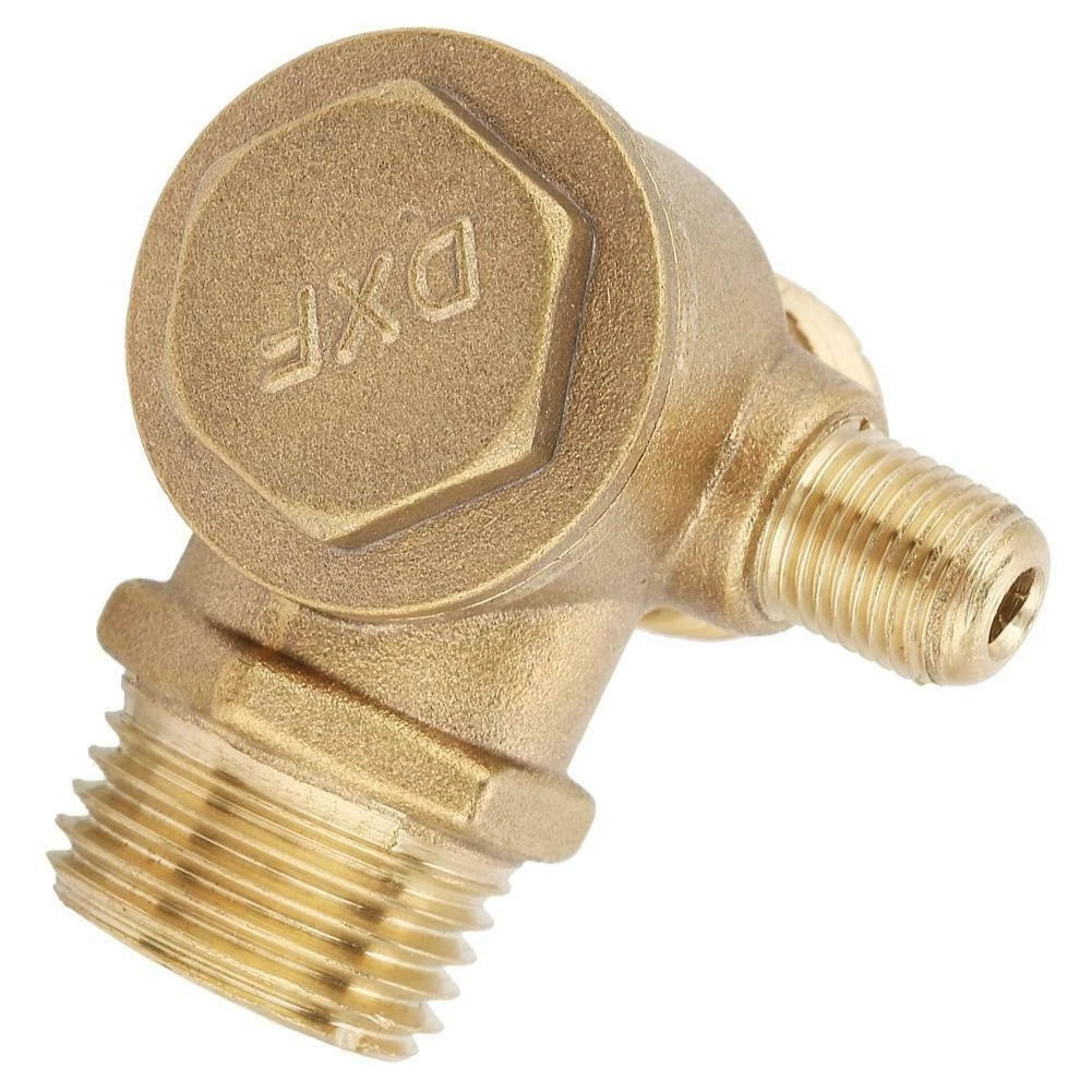 Air Compressor Check Valve for Male Threaded Applications (0.8in x 0.7in x 0.4in)