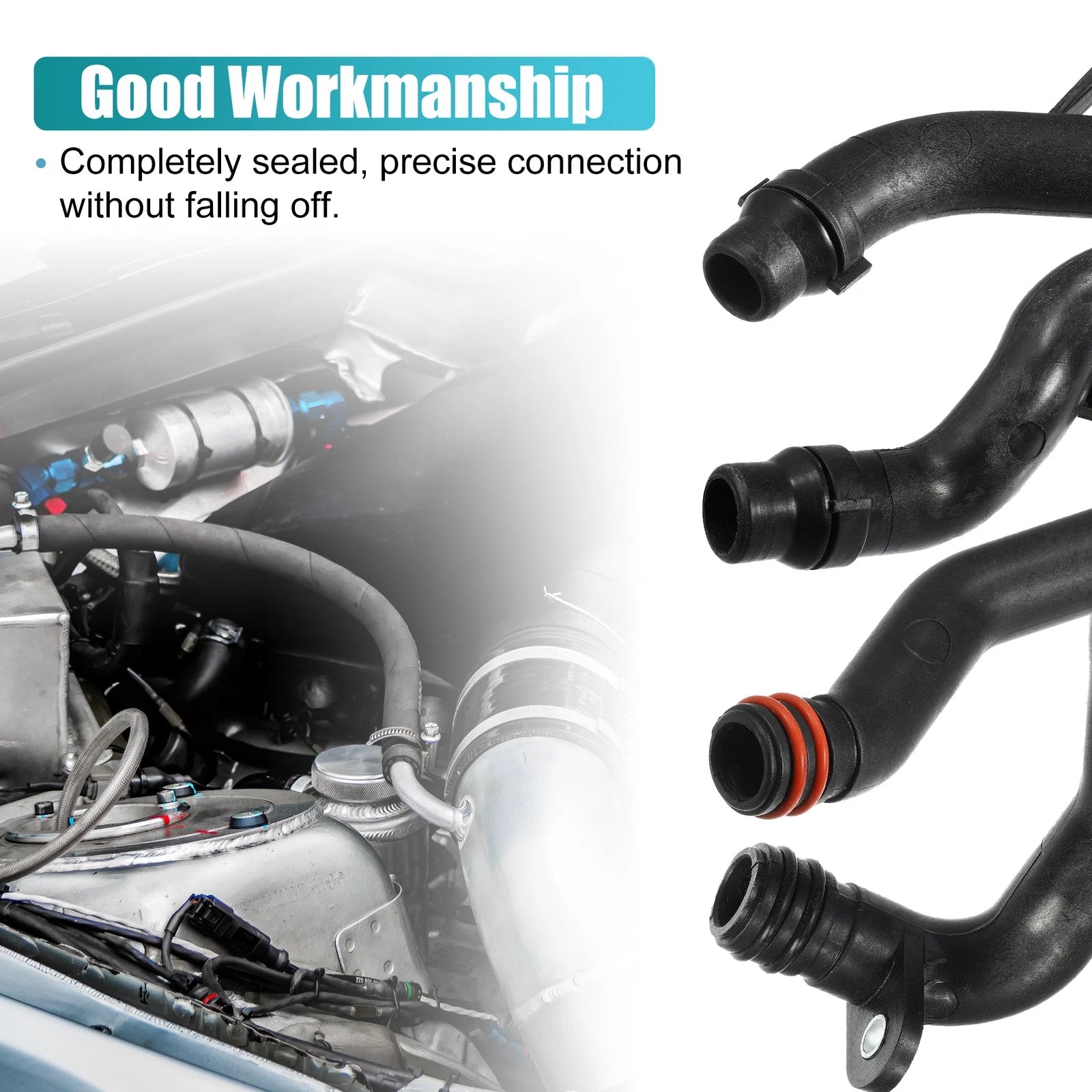 Water Engine Heater Inlet Coolant Pipe for BMW E46 E39 (1998–2006) 11531705210 11537502000