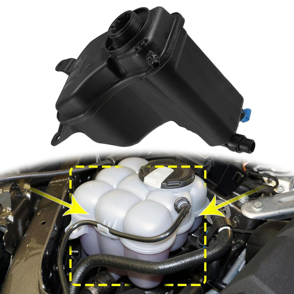 Coolant Radiator Reservoir Tank 17137567462 for BMW 330i 335i 135i 323i 328i (2006–2013)