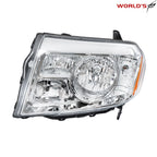 Left Headlight for Honda Pilot (2009–2011) Halogen Chrome