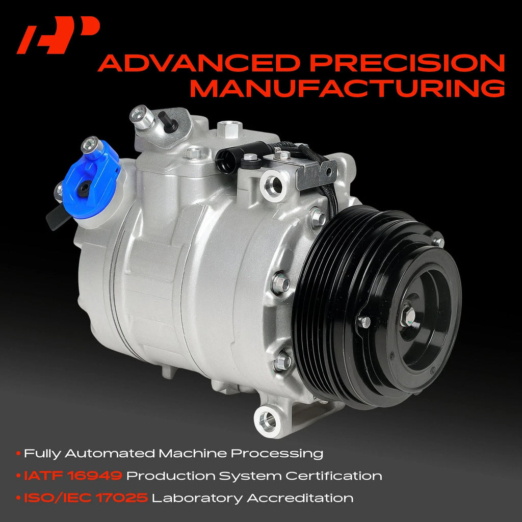A/C Compressor with Clutch for BMW E36 320i, E46 323i (1992-2000)