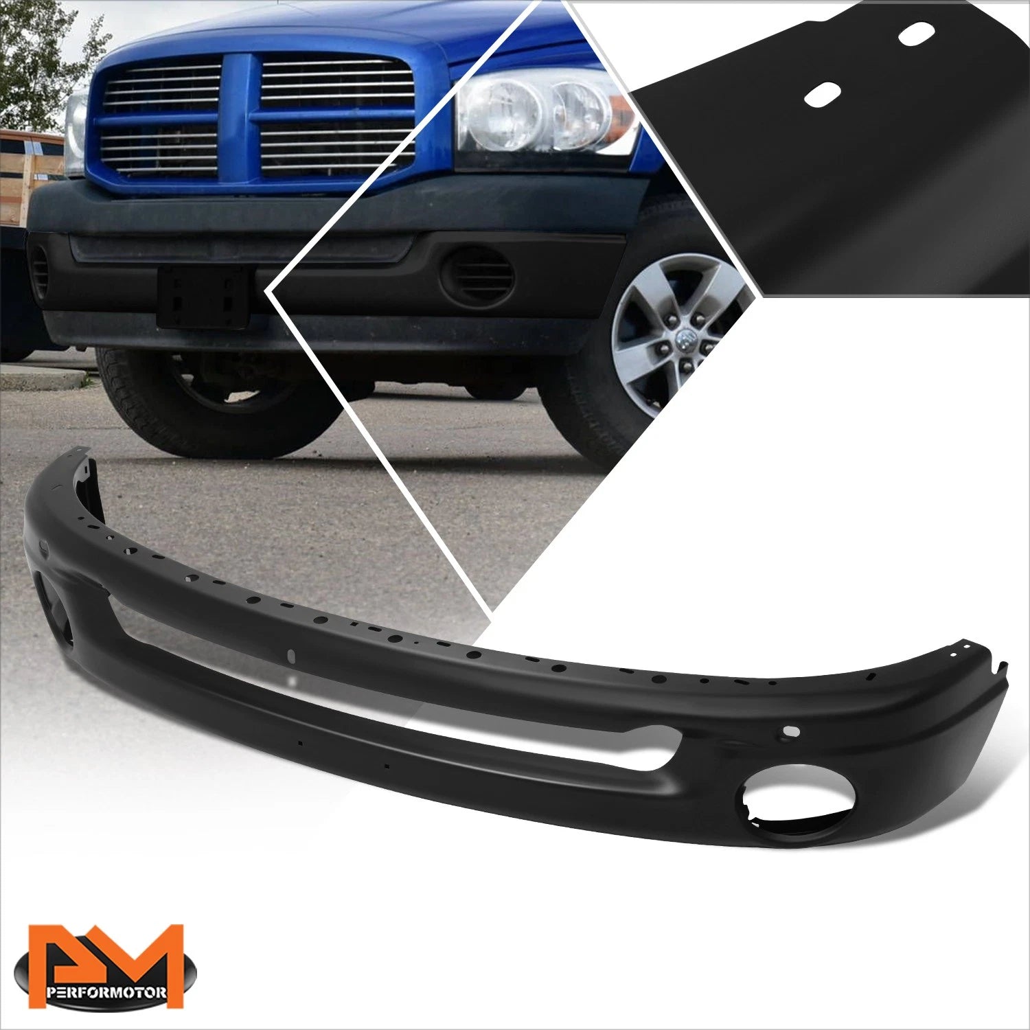 Paint to Match Metal Front Bumper Face Bar for Dodge Ram 1500-3500 (2002–2009)