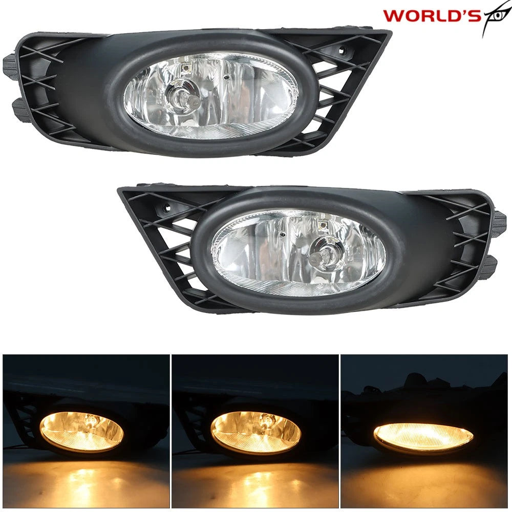 Set of 2 Driving Fog Lights for Honda Civic Sedan (2009–2011)