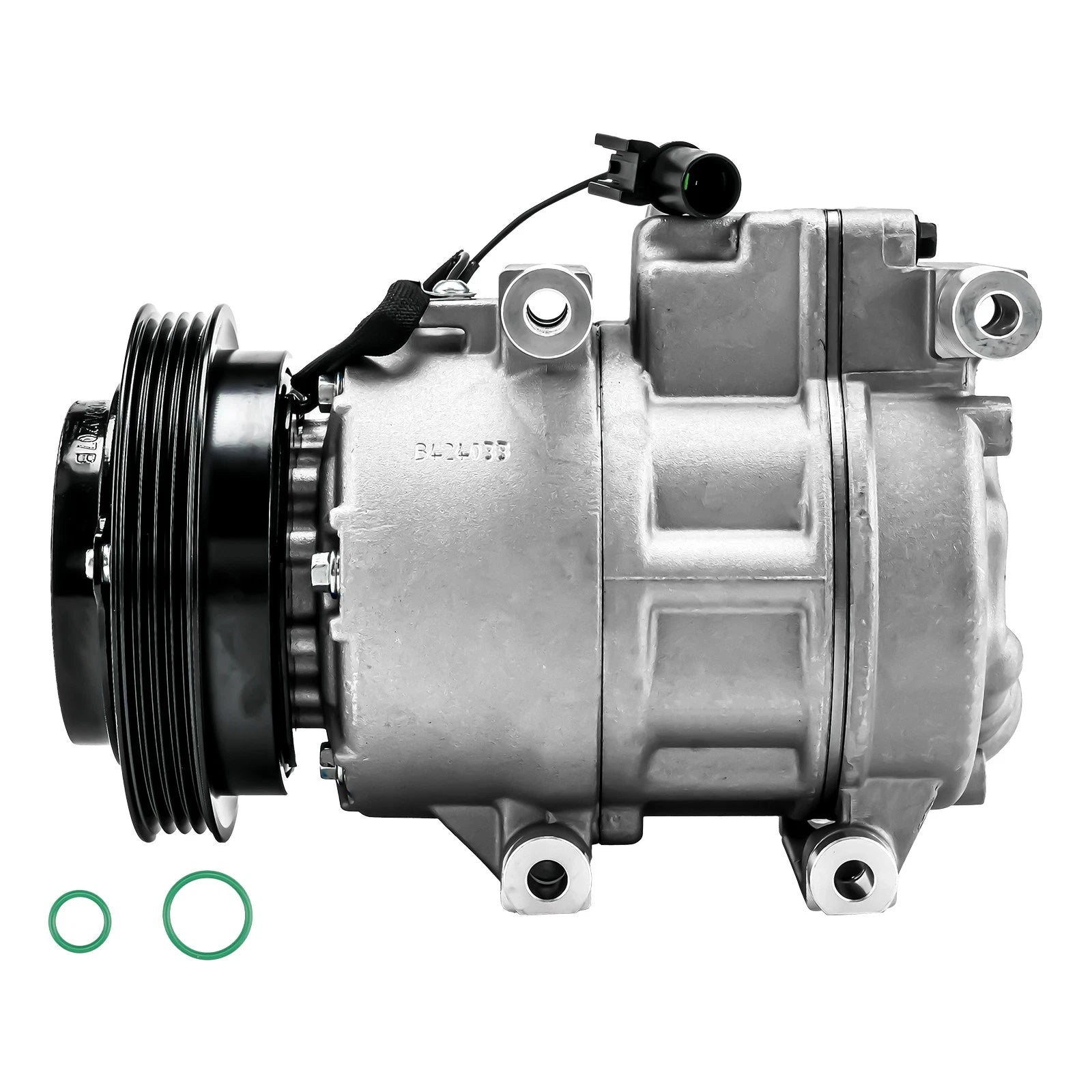 A/C Compressor w/ 4-Groove for Hyundai Elantra (2007–2012)
