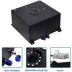15 Gallon Aluminum Fuel Cell Gas Tank + Level Sender Kit for Universal Applications