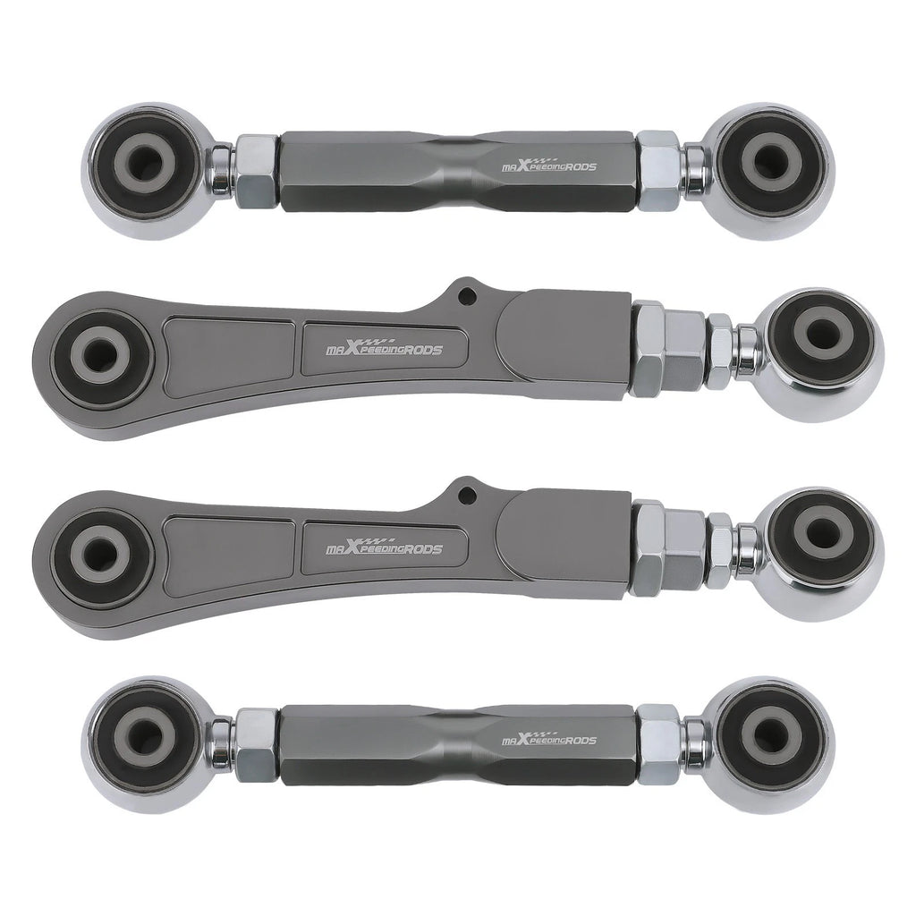 4X Adjustable Aluminum Rear Camber & Toe Angle Arms Kit for Tesla Model S/X (2012-2023)