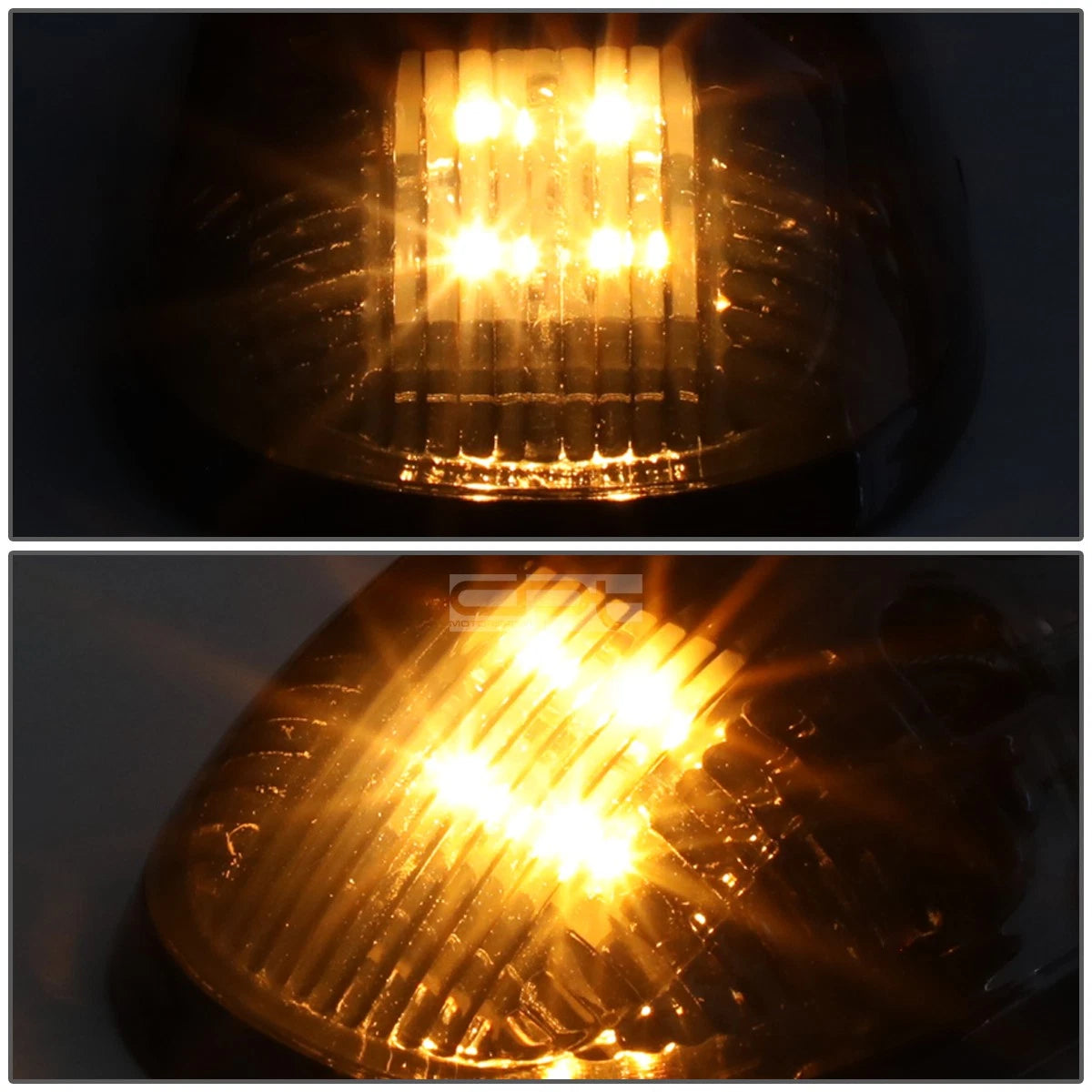 5Pcs Smoked Housing Yellow LED Cab Roof Running Light for Dodge Ram (1999–2001)