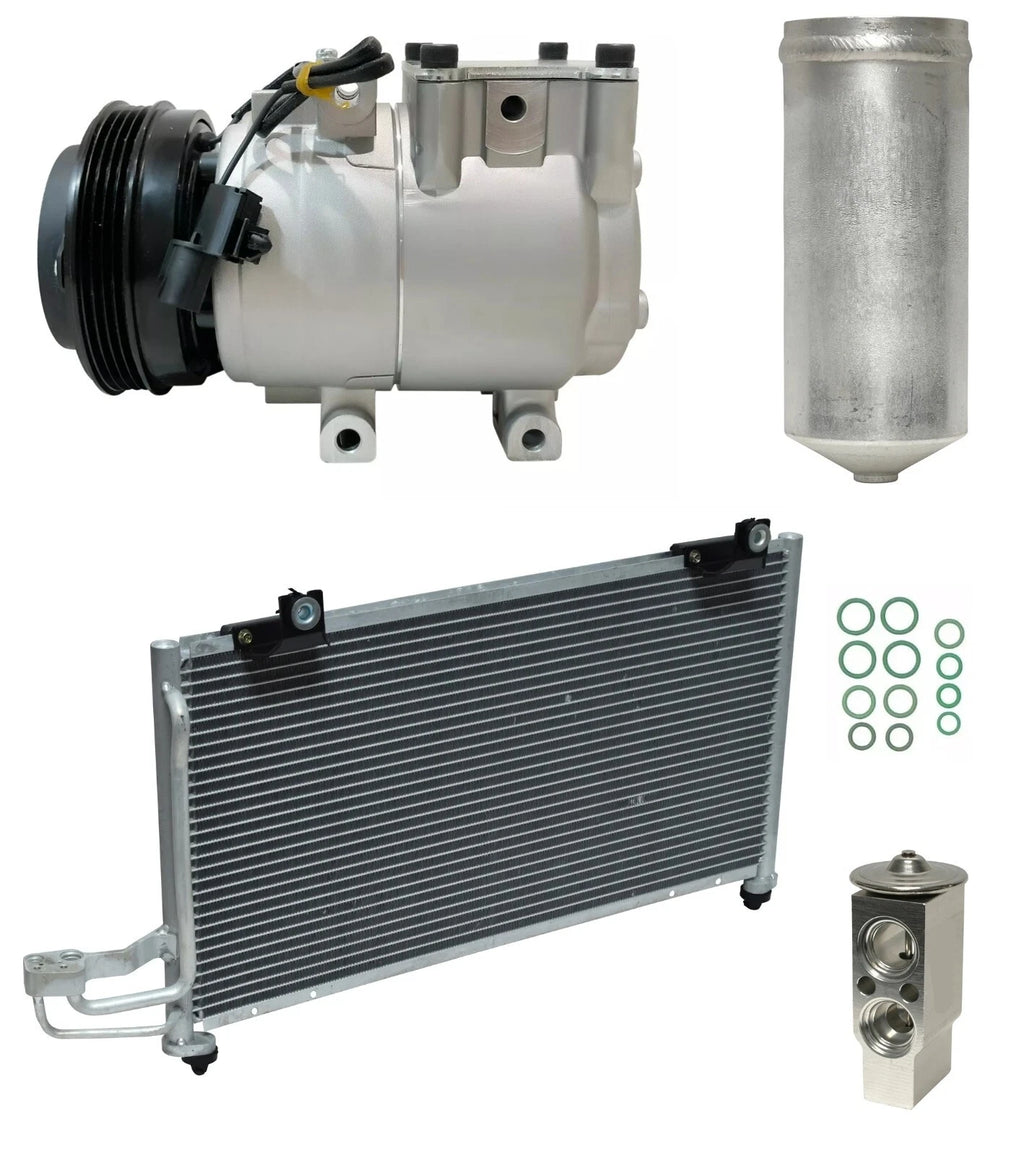 AC Compressor Kit with Condenser for Kia Spectra 1.8L (2000–2004)