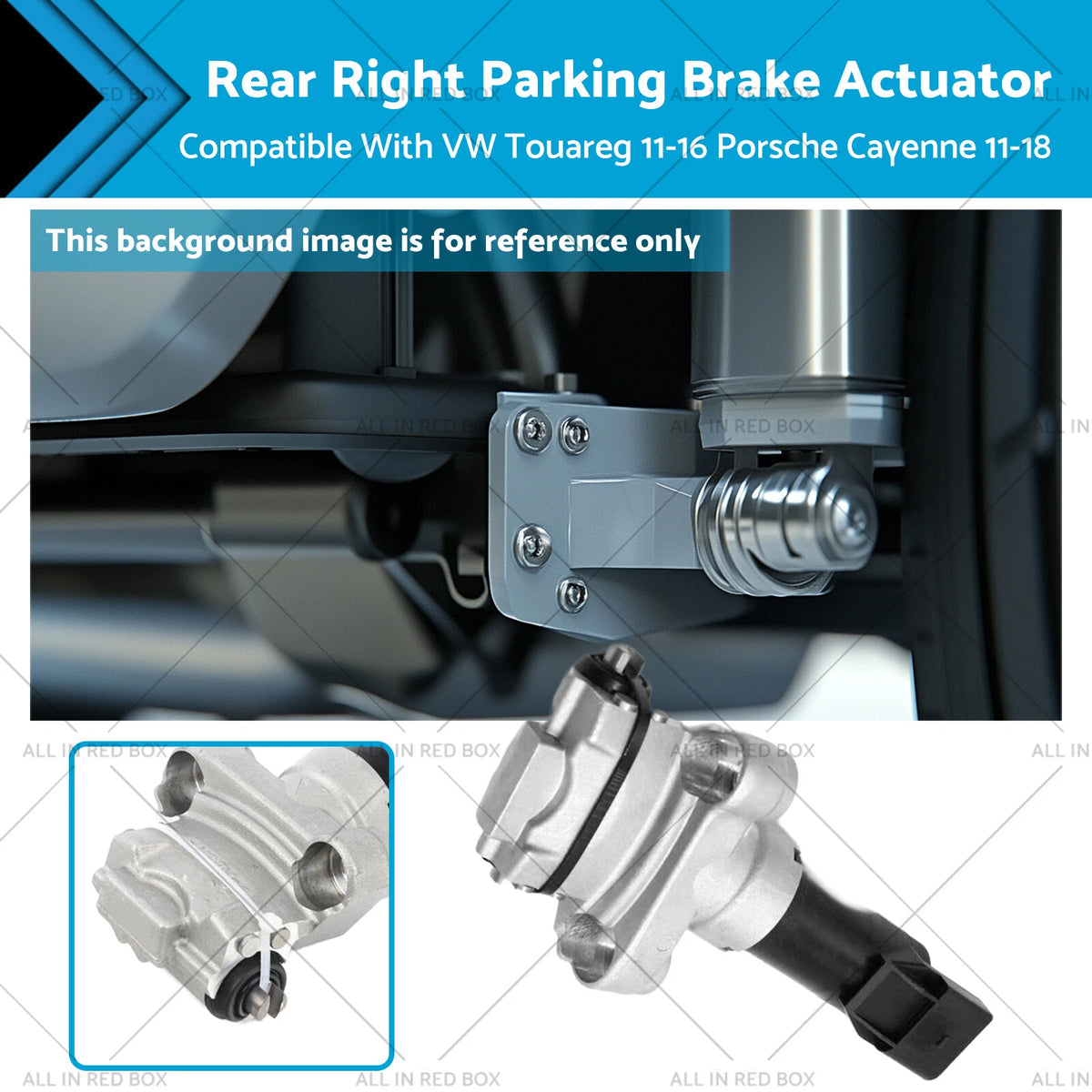 Parking Brake Actuator Rear Right for VW Touareg (2011–2016) Cayenne (2011–2018)