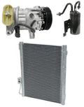 AC Compressor Kit With Condenser for Dodge Ram 1500 3.7L (2002–2008)