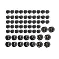 62X Engine Bolt Caps Cover Kit for Harley Road King Street Glide (2007-2016)