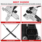 Rear Left Power Window Regulator with Motor for Chevrolet Tahoe Yukon (2000–2006)