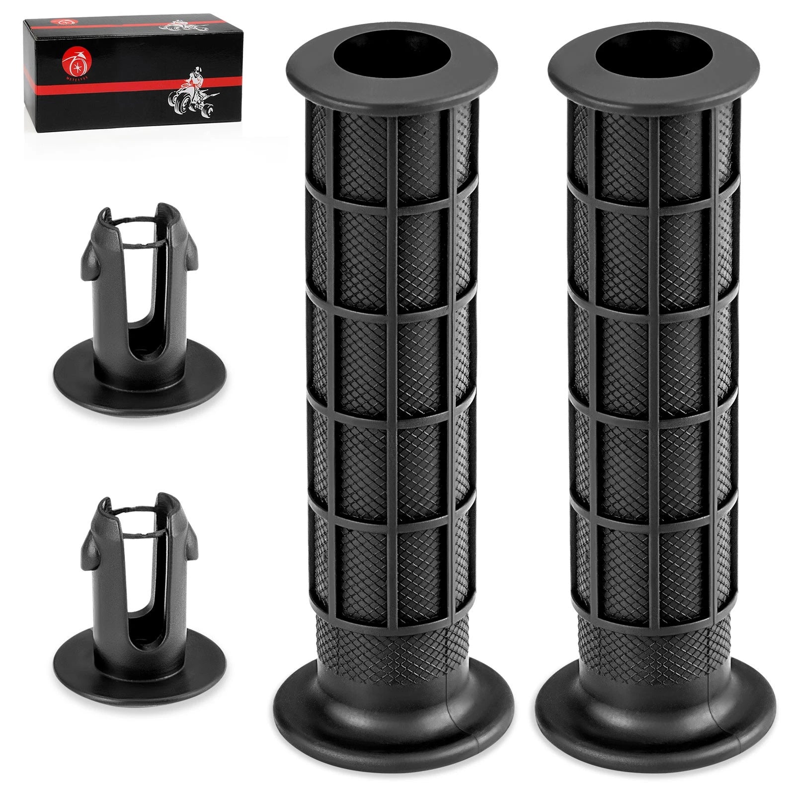 2 Handlebar Grips for Honda Foreman 500 TRX500 FE/FM/FPE/FPM/FPA (2008–2019)