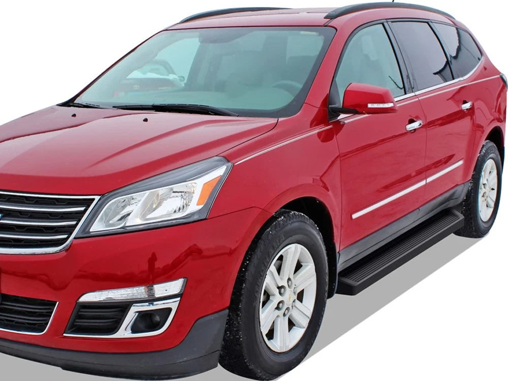 iBoard Black Running Boards for Chevy Traverse (2007-2017)