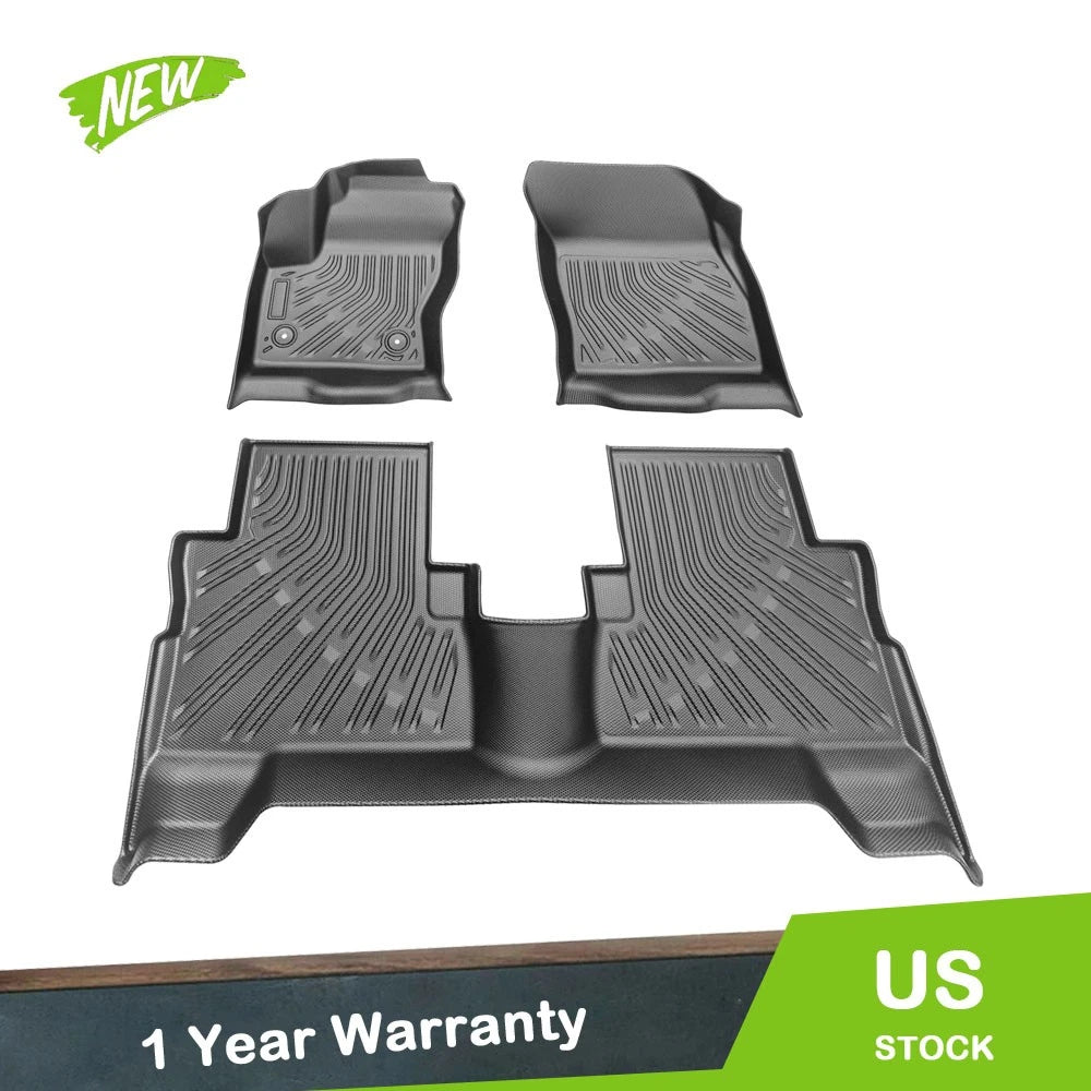 Set of 3 All Weather Floor Mats for Ford Escape (2013–2019), C-Max (2013–2018)